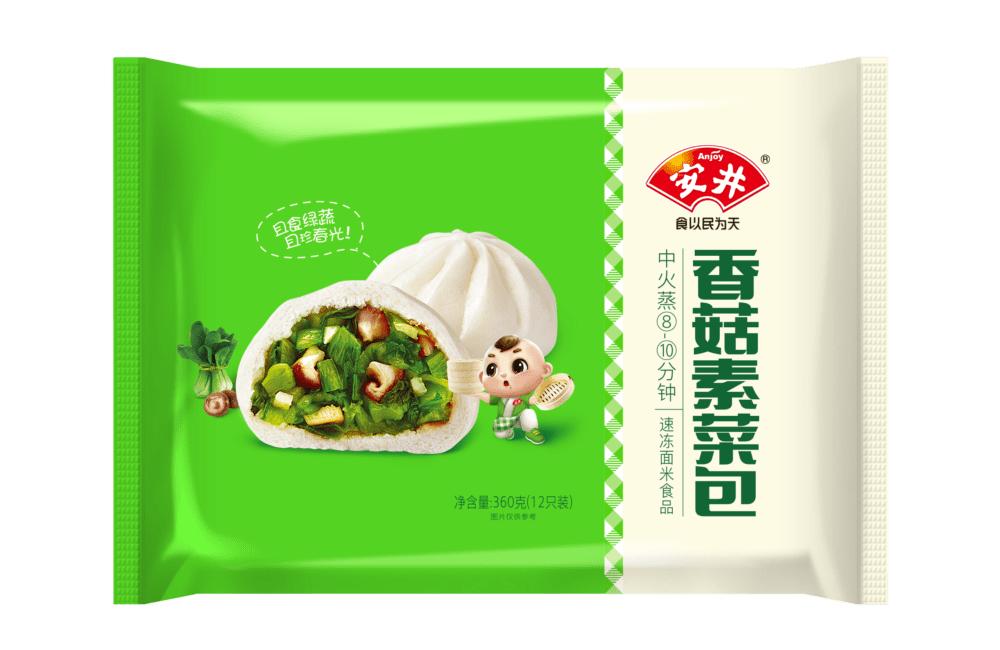 360克 香菇素菜包 正